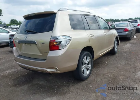 2008 Toyota Highlander Sport z USA, uszkodzony, nr VIN JTEES43A082088281